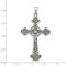 Sterling Silver Cross Pendant Religious Jewelry 54mm x 29.9mm